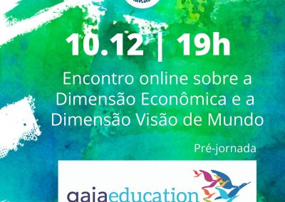 Pré-jornada online para a mobilização do Programa de Educação Gaia RS 2021 – 10 de dezembro às 19h