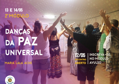 12 de maio – Treinamento de Líderes de Danças da Paz Universal