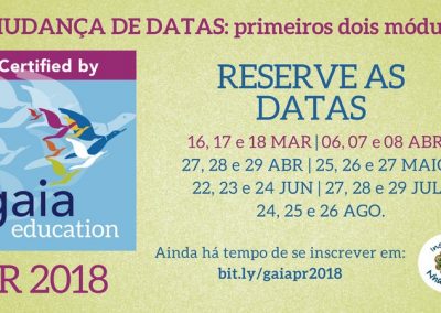 16 de Março – Programa de Educação Gaia PR 2018