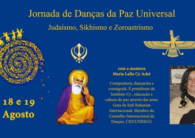 17,18,19 agosto|2018 – Jornada de Danças da Paz Universal em Curitiba