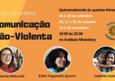 Participe do Grupo de Prática de Comunicação Não-Violenta