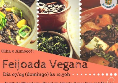 FEIJOADA VEGANA – Almoço em Comunidade – 07 de Abril de 12:30 a 15:00