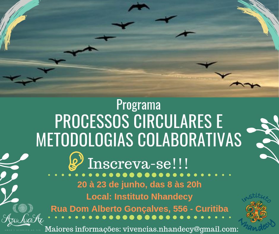 De 20 a 23 de Junho – Processos Circulares e Metodologias Colaborativas